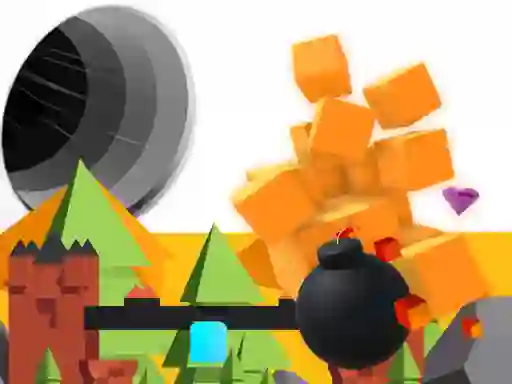 Gêm Hole vs Bombs ar-lein