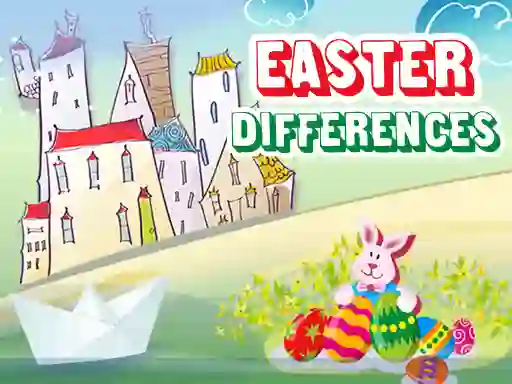 Gêm Easter Differences ar-lein