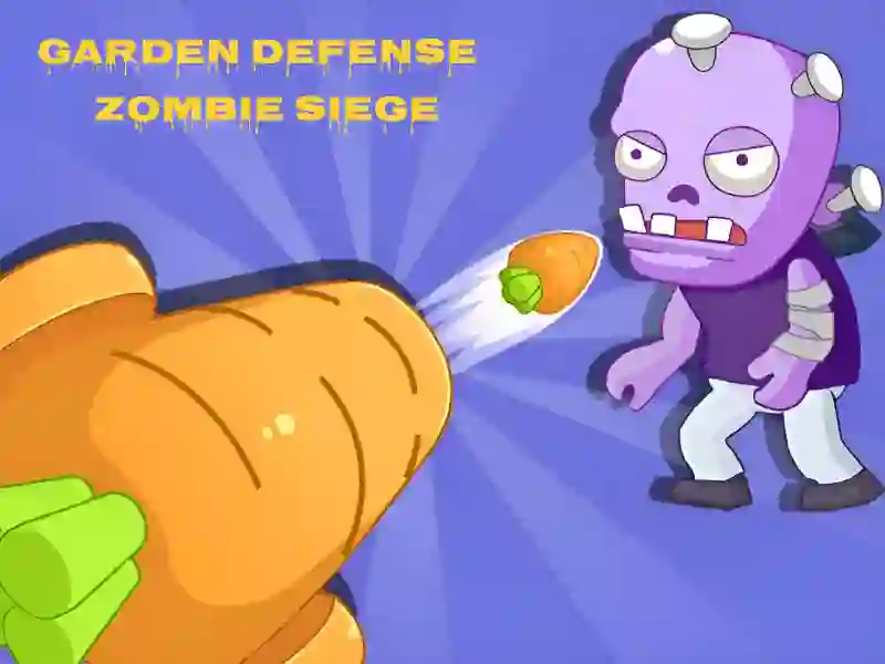 Gêm Garden Defense - Zombie Siege ar-lein