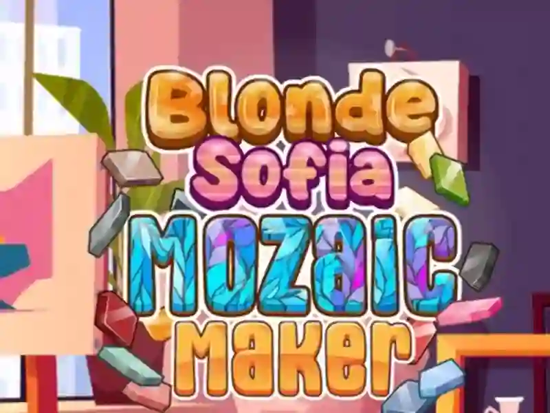 Gêm Blonde Sofia: Mozaic Maker ar-lein