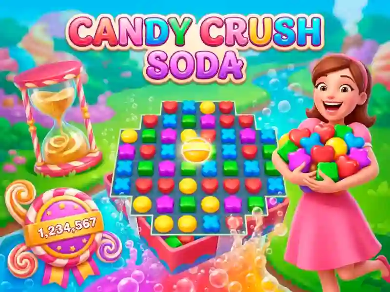 Gêm Candy Crush Soda ar-lein