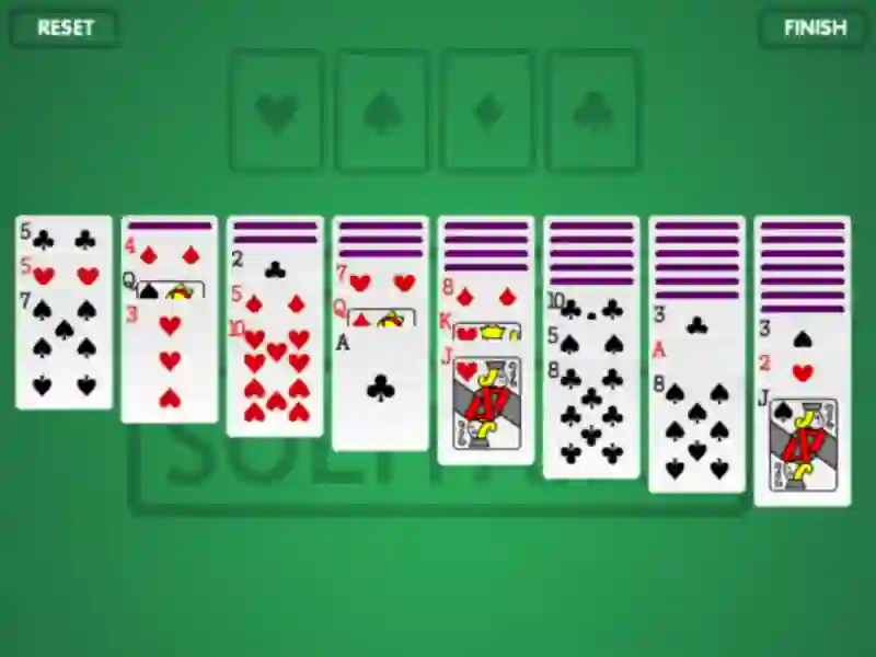 Gêm Solitaire ar-lein