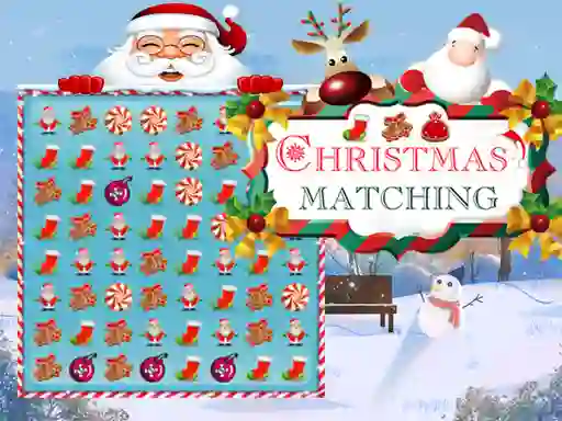 Gêm Christmas Matching ar-lein