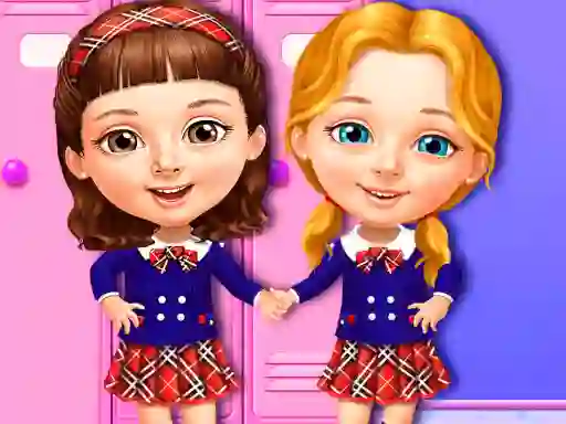 Gêm Sweet Baby Girl Cleanup Messy School ar-lein