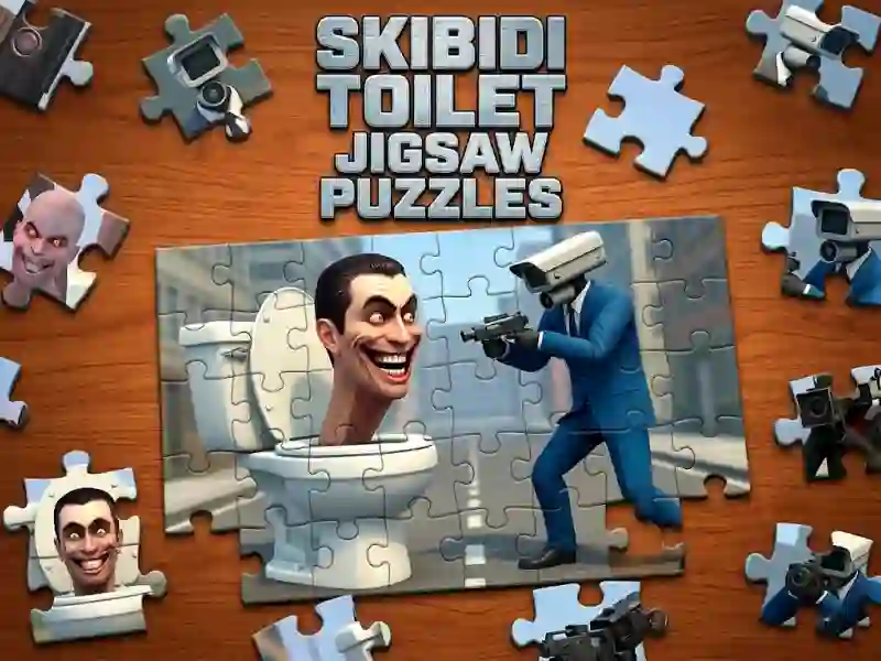 Gêm Skibidi Toilet Jigsaw Puzzles ar-lein
