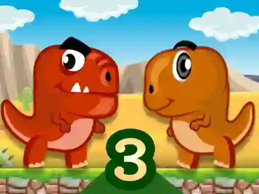 Gêm Dino Meat Hunt Dry Land 3 ar-lein