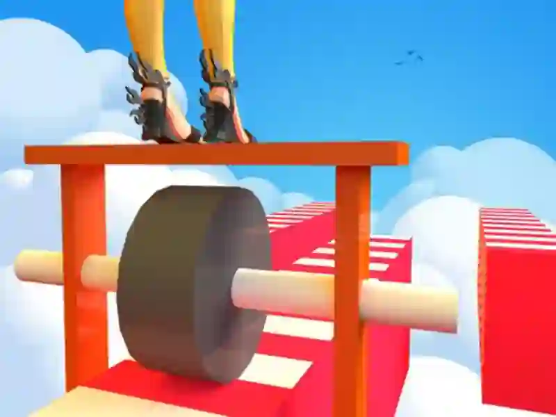 Gêm One Wheel Rush ar-lein