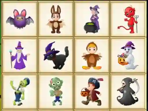 Gêm Halloween Board Puzzles ar-lein