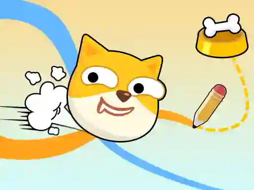 Gêm Doge Rush Draw Home Puzzle ar-lein