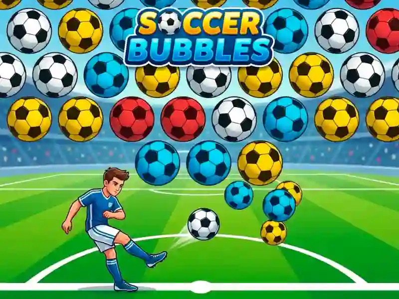 Gêm Soccer Bubbles ar-lein