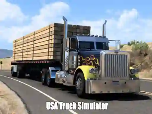Gêm USA Truck Simulator 2024 ar-lein