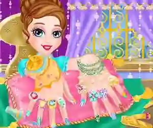 Gêm Ice Princess Nail Design ar-lein