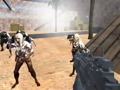 Gêm Combat Strike Zombie Survival Multiplayer ar-lein