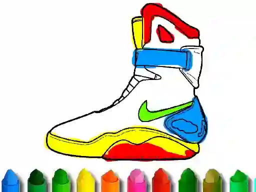 Gêm Back To School: Shoe Coloring ar-lein