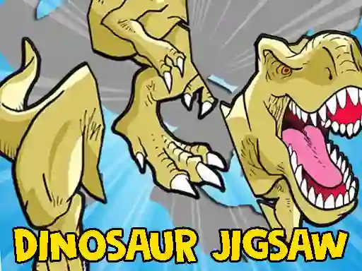 Gêm Dinosaur Jigsaw ar-lein
