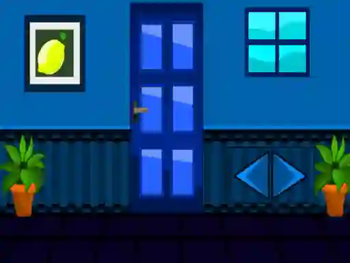 Gêm Blue House Escape ar-lein