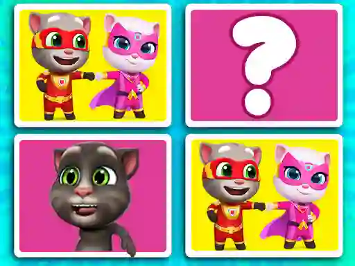 Gêm Talking Tom Match'Up ar-lein
