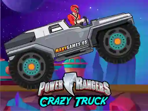 Gêm Power Rangers Crazy Truck ar-lein