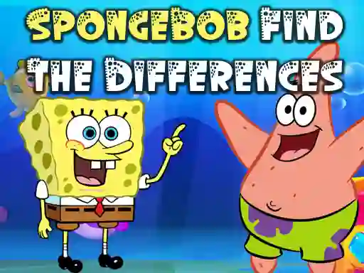 Gêm SpongeBob Find The Differences ar-lein