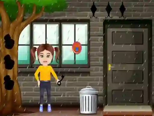 Gêm Find the Girl’s House Key ar-lein