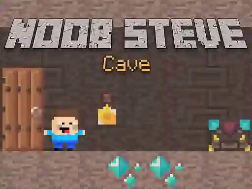 Gêm Noob Steve Cave ar-lein