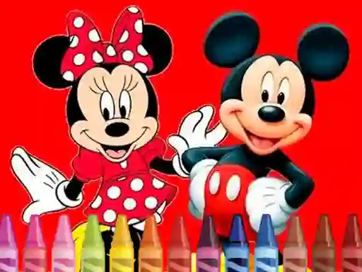 Gêm Mickey Mouse Coloring ar-lein