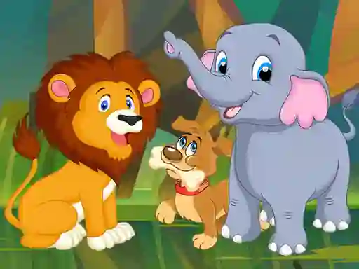 Gêm Animal Puzzles ar-lein