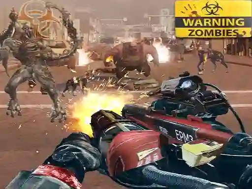 Gêm Zombie Shooter - Warfar ar-lein