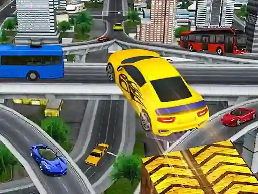 Gêm Crazy Car Impossible Stunt Challenge Game ar-lein