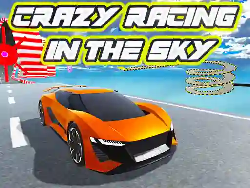Gêm Crazy racing in the sky ar-lein