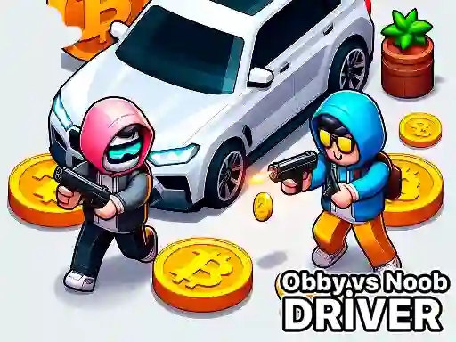 Gêm Obby vs Noob Driver ar-lein