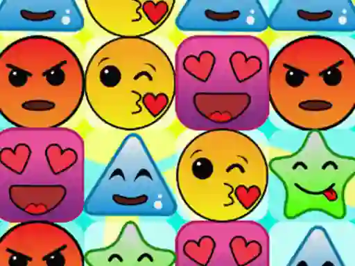 Gêm Emoji Match 3 ar-lein