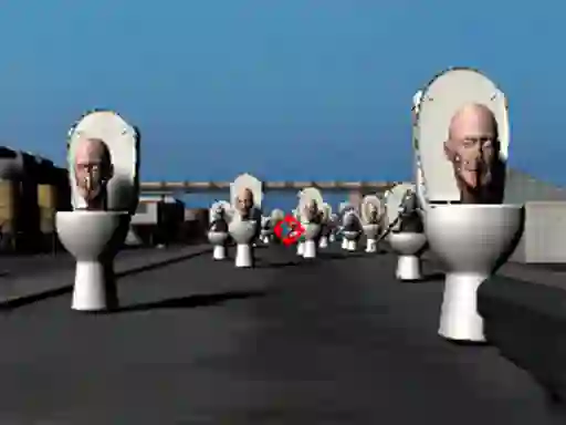 Gêm Hunt Skibidi Toilet ar-lein