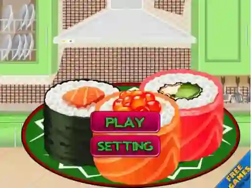 Gêm Sushi Roll 3D Cool ar-lein