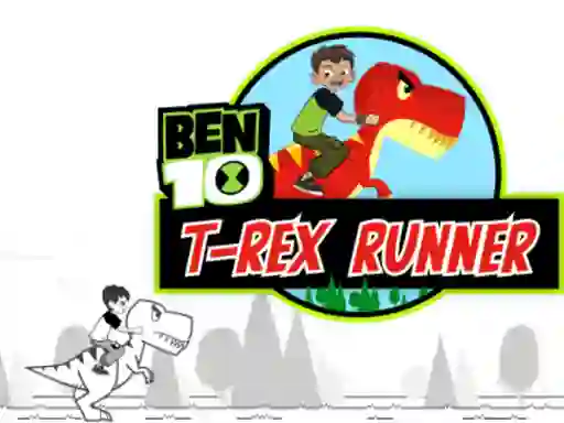 Gêm Ben 10 T-Rex Runner ar-lein
