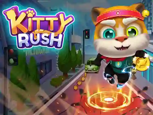 Gêm Kitty Rush ar-lein