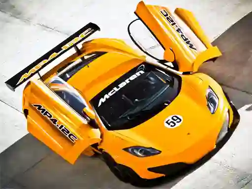 Gêm McLaren GT3 Puzzle ar-lein