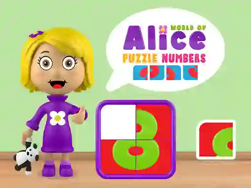 Gêm World of Alice Puzzle Numbers ar-lein