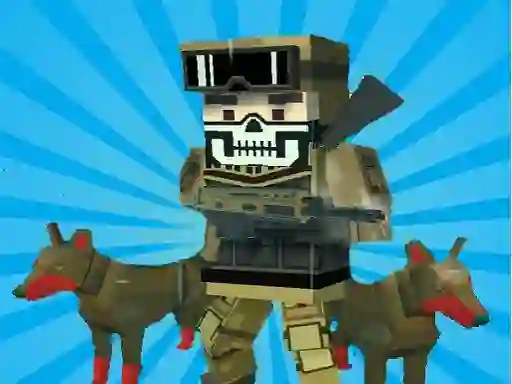 Gêm Pixel Guns Apocalypse 3 ar-lein