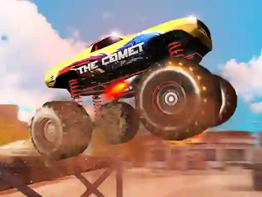 Gêm Monster Truck Stunt Racer ar-lein