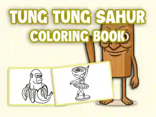 Gêm Tung Tung Sahur Coloring Book ar-lein