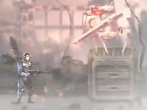 Gêm Captain Photon and the planet of chaos ar-lein