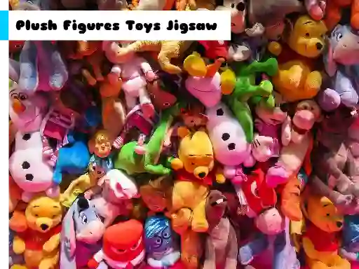 Gêm Plush Figures Toys Jigsaw ar-lein