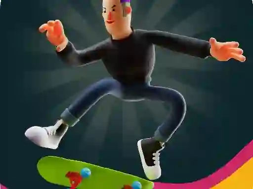 Gêm Longboard Crasher ar-lein