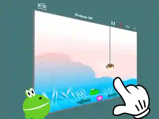 Gêm Hunt feed the frog 2 ar-lein