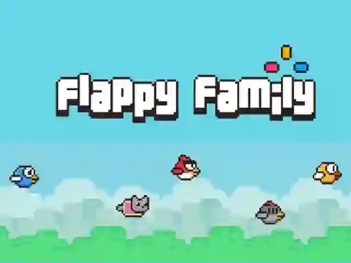 Gêm Flappy Family ar-lein