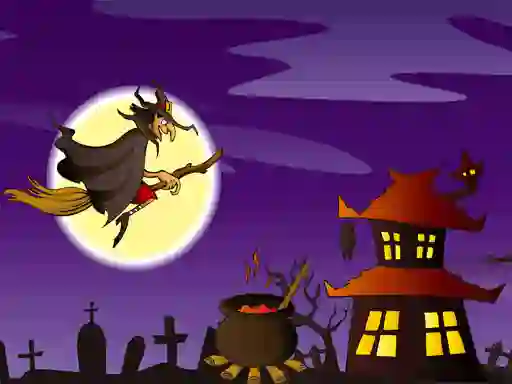 Gêm Halloween Illustrations Jigsaw Puzzle ar-lein