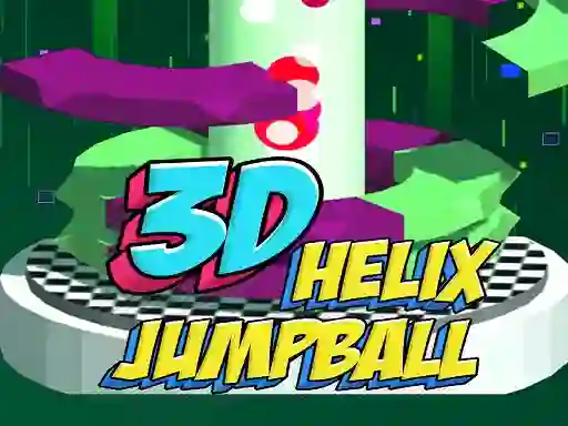 Gêm 3D Helix Jump Ball ar-lein
