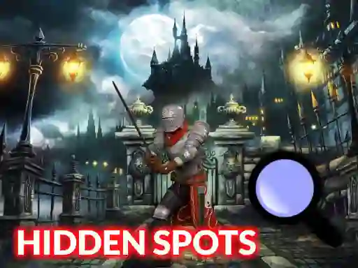 Gêm Hidden Spots Under the Moon ar-lein