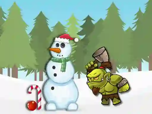 Gêm Running On Christmas ar-lein